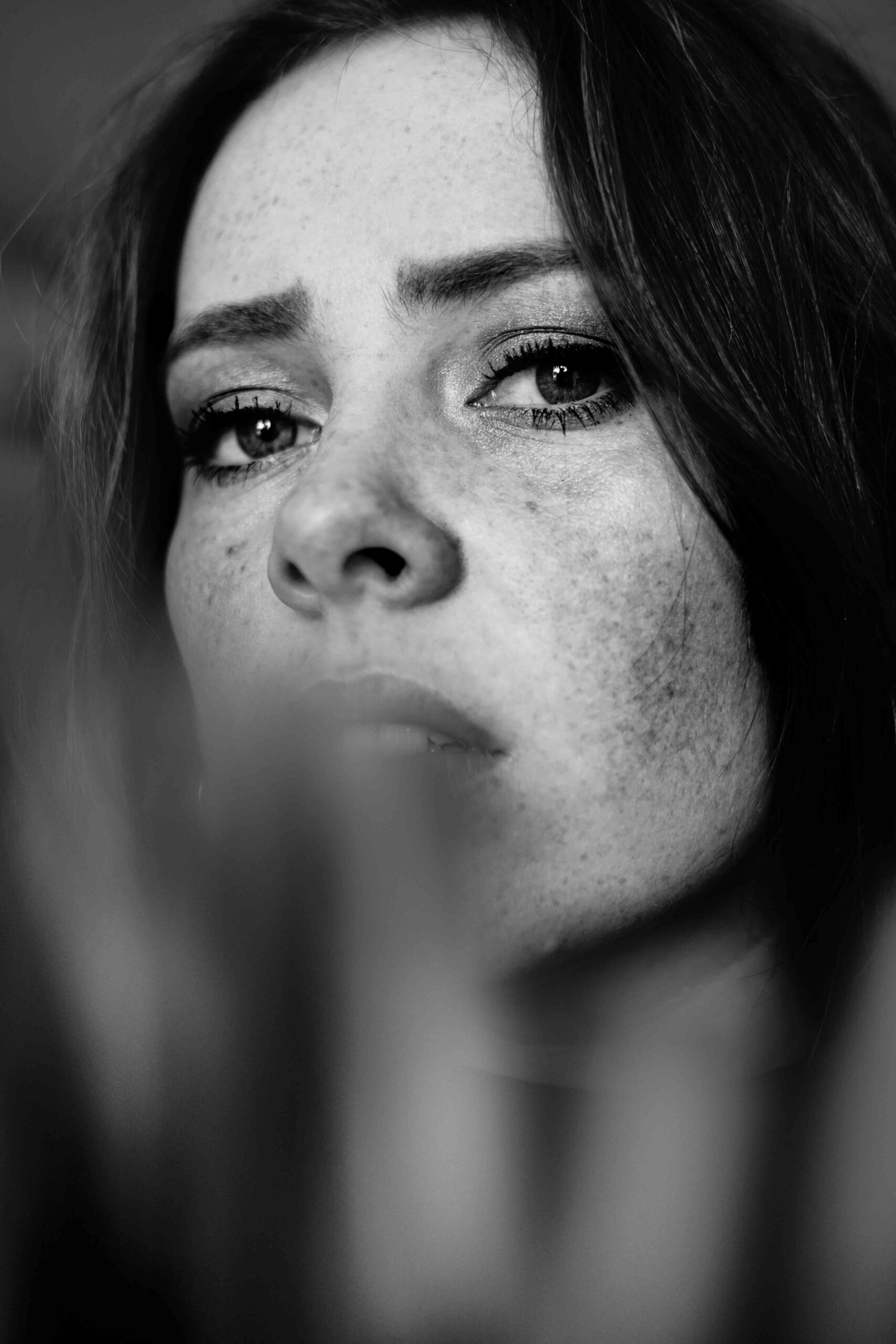 Yaëlle Heloïse, photographe, portrait en noir et blanc